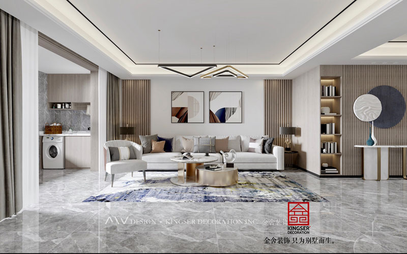 東南智匯城190平現代簡約風格效果圖