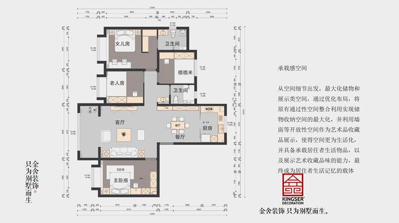 遠洋晟庭170平米戶型分析
