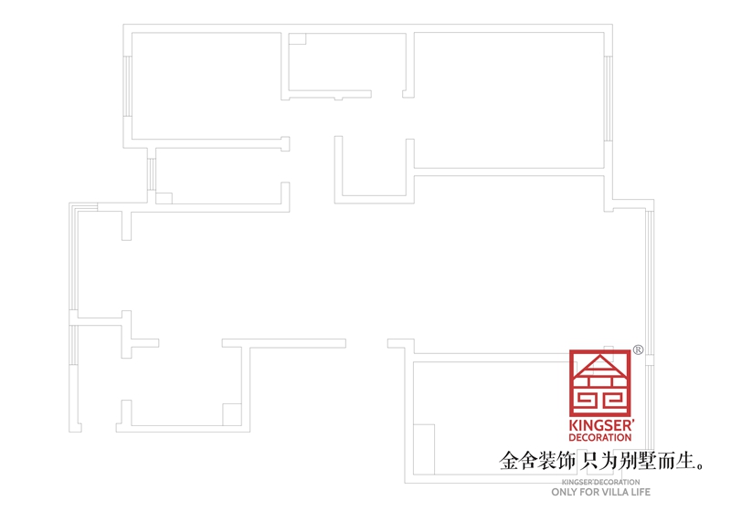 泰豐觀湖小區200㎡大平層戶型原始平面圖