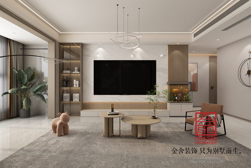 國仕山136平輕奢風(fēng)格裝修設(shè)計