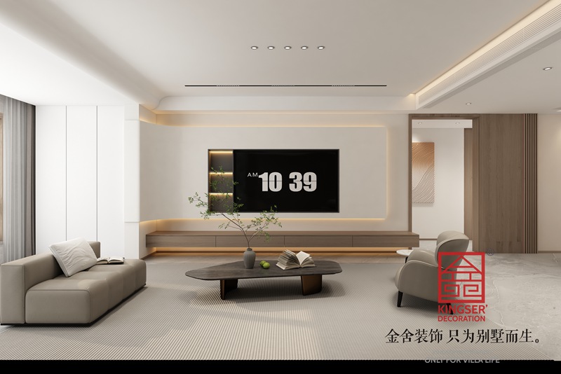 ?漢王府145平米現代風格裝修設計效果圖