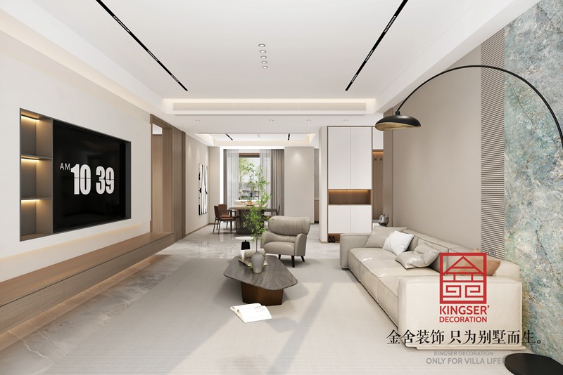 ?漢王府145平米現代風格裝修設計效果圖